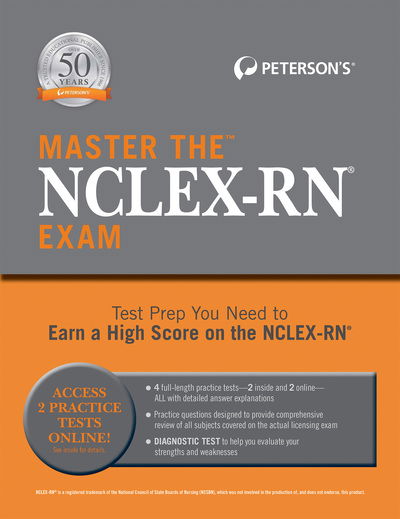 Master the NCLEX-RN Exam - Peterson's - Books - Peterson's Guides,U.S. - 9780768943665 - September 19, 2019