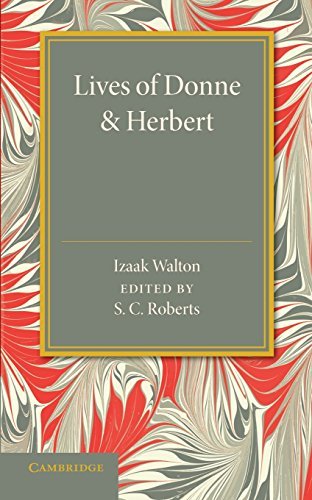 Lives of Donne and Herbert - Izaak Walton - Bücher - Cambridge University Press - 9781107426665 - 21. August 2014