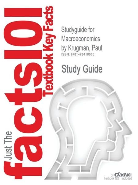 Cover for Paul Krugman · Studyguide for Macroeconomics by Krugman, Paul, Isbn 9781429283434 (Paperback Book) (2012)