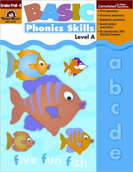 Cover for Evan-moor Educational Publishing · Basic Phonics Skills: Level a (Paperback Book) (2004)