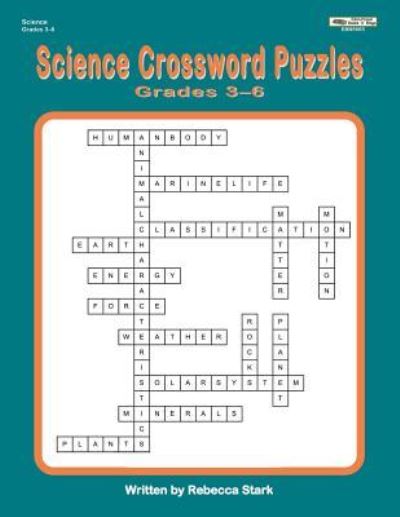 Cover for Rebecca Stark · Science Crossword Puzzles Grades 3-6 (Paperback Book) (2018)