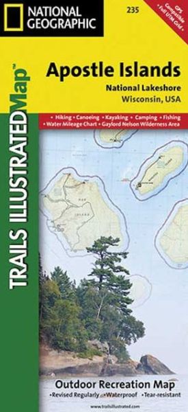 Cover for National Geographic Maps · Apostle Isles National Lakeshore: Trails Illustrated National Parks (Map) (2009)