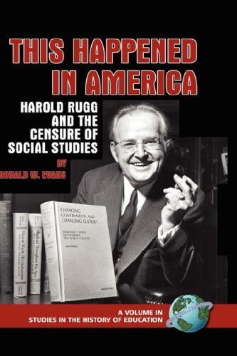 Cover for Ronald W. Evans · This Happened in America: Harold Rugg and the Censure of Social Studies (Hc) (Studies in the History of Education) (Innbunden bok) (2007)