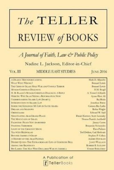 Cover for Nadine L Jackson · The Teller Review of Books (Pocketbok) (2016)