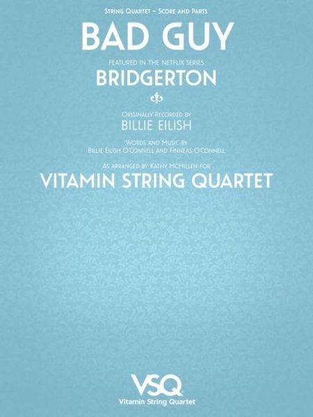 Cover for Billie Eilish · Bad Guy - featured in the Netlix Series Bridgerton (Partituren) (2021)