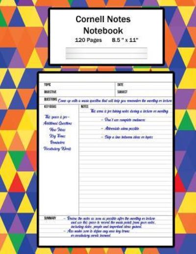 Cornell Notes Notebook - Cricket Creek Creatives - Książki - Createspace Independent Publishing Platf - 9781725020665 - 8 sierpnia 2018