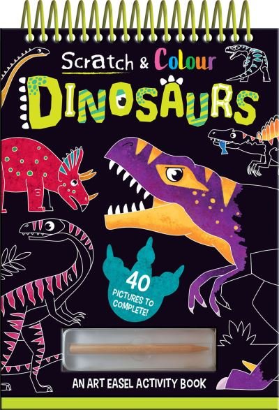 Cover for Jenny Copper · Scratch and Colour Dinosaurs - Scratch and Colour (Gebundenes Buch) (2022)
