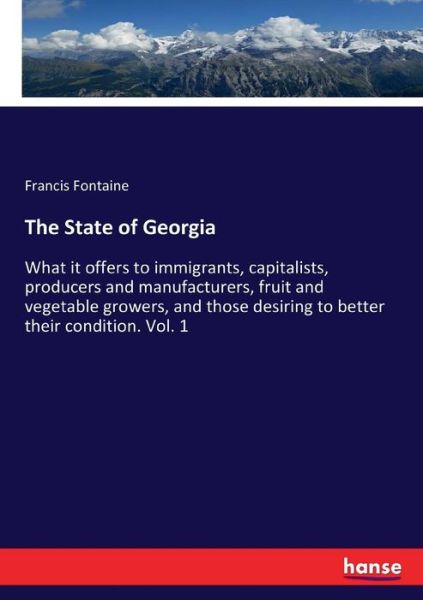 Cover for Fontaine · The State of Georgia (Book) (2017)