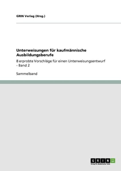 Cover for (Hrsg.) · Unterweisungen für kaufmännisch (Book) [German edition] (2008)
