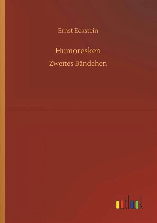 Cover for Ernst Eckstein · Humoresken (Paperback Book) (2018)