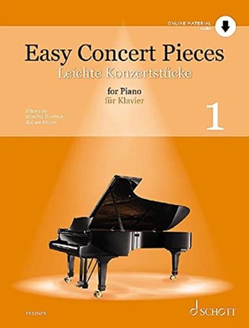 Cover for Rainer Mohrs · Easy Concert Pieces for Piano: 50 Easy Pieces from 5 Centuries - Easy Concert Pieces (Sheet music) (2021)
