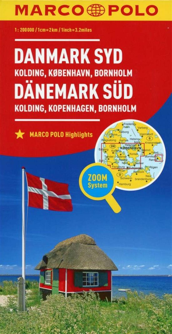 Cover for Mair-Dumont · Marco Polo Danmark: Danmark Syd: Kolding, København, Bornholm (Print) (2017)