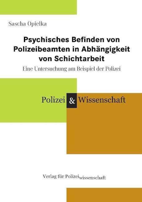 Cover for Opielka · Psychisches Befinden von Polize (Bok)