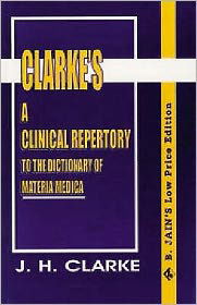 Cover for John Clarke · Clinical Repertory to the Dictonary of Materia Medica (Hardcover Book) (2021)