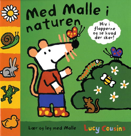 Med Malle i naturen - Lucy Cousins - Książki - Gyldendal - 9788702068665 - 10 czerwca 2008