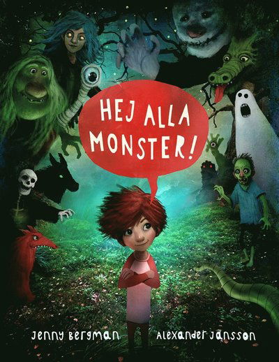 Cover for Alexander Jansson · Hej alla monster! (Bound Book) (2019)