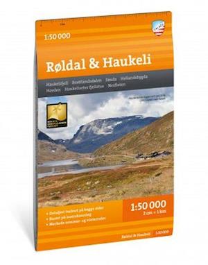 Cover for Calazo · Røldal och Haukeli - Turkart - Mountain map detailed scale (Map) (2023)