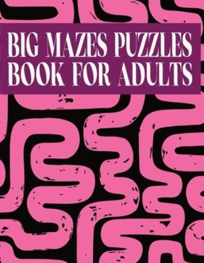 Cover for Kr Print House · Big Mazes Puzzles Book For Adults: 200 Mazes in Variety of puzzle styles Challenging with Hard Mazes Puzzles Book for Adults. (Paperback Book) (2021)