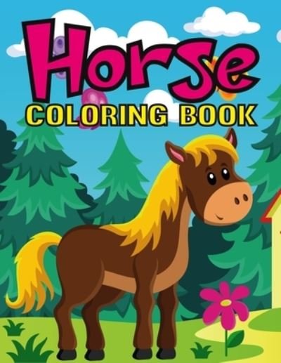 Modern Wave Press · Horse coloring book (Paperback Bog) (2021)