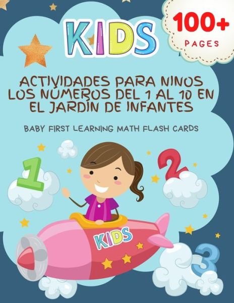 Cover for Club Escuela · Actividades Para Ninos Los Numeros Del 1 Al 10 en el Jardin de Infantes Baby First Learning Math Flash Cards (Pocketbok) (2020)