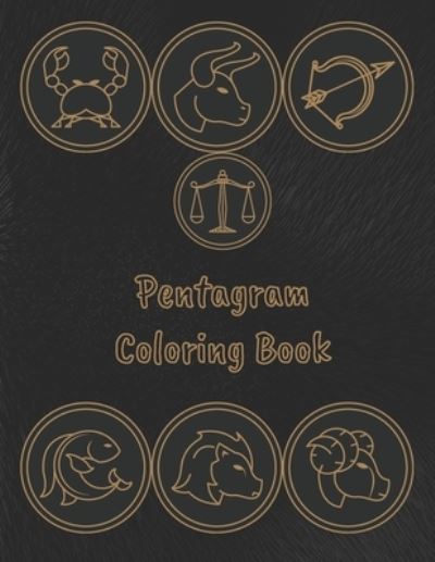 Pentagram Coloring Book - Harry Redmond - Książki - Independently Published - 9798724388665 - 18 marca 2021