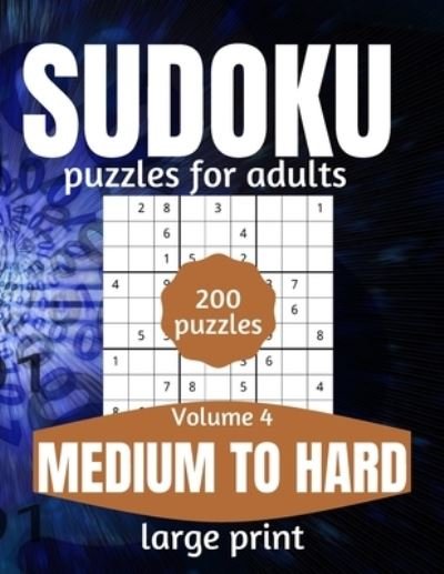 Cover for This Design · Sudoku Puzzles For Adults Medium To Hard Large Print (Paperback Book) (2021)