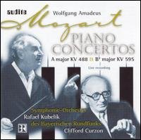 Cover for Mozart / Curzon / Kubelik / Bavarian Radio So · Curzon Plays Mozart Piano Concertos (CD) (2001)