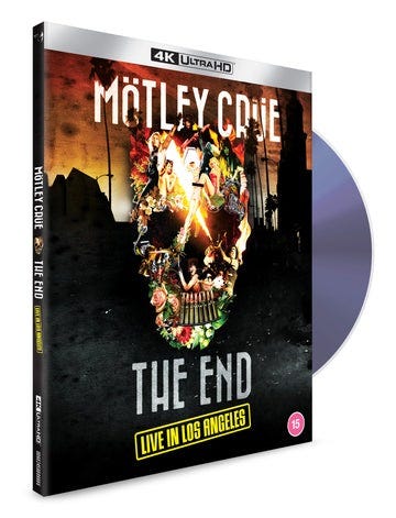 The End - Live in Los Angeles - Mötley Crüe - Elokuva - Mercury Studios - 0602458889666 - perjantai 5. huhtikuuta 2024