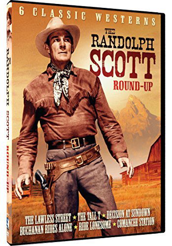 Cover for The Randolph Scott Roundup - 6 Classic Westerns (DVD) (2015)