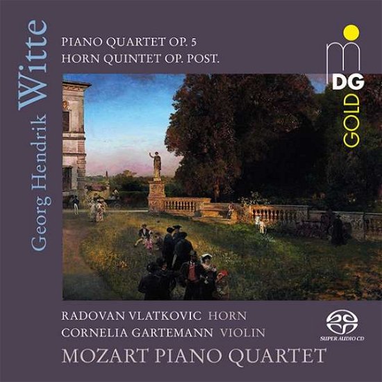Cover for Georg Hendrik Witte · Mozart Piano Quartet &amp; Piano Qtet &amp; Horn Quintet (CD) (2017)