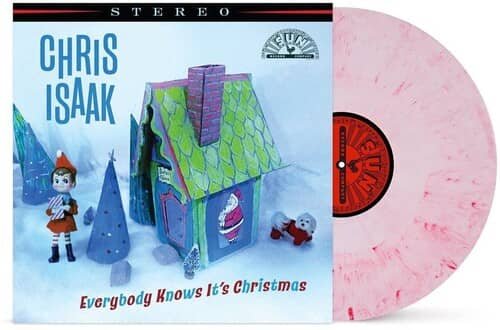 Cover for Chris Isaak · Everybody Knows Its Christmas (Candy Floss Vinyl) (LP) (2022)