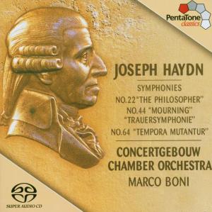 * Haydn: Sinfonien 22,44 & 64 - Boni,Marco / CGO - Muzyka - Pentatone - 0827949001666 - 1 sierpnia 2003