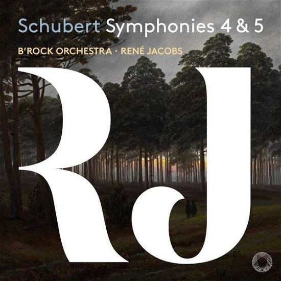 Cover for Brock Orchestra / Rene Jacobs · Schubert: Symphonies 4 &amp; 5 (CD) (2021)