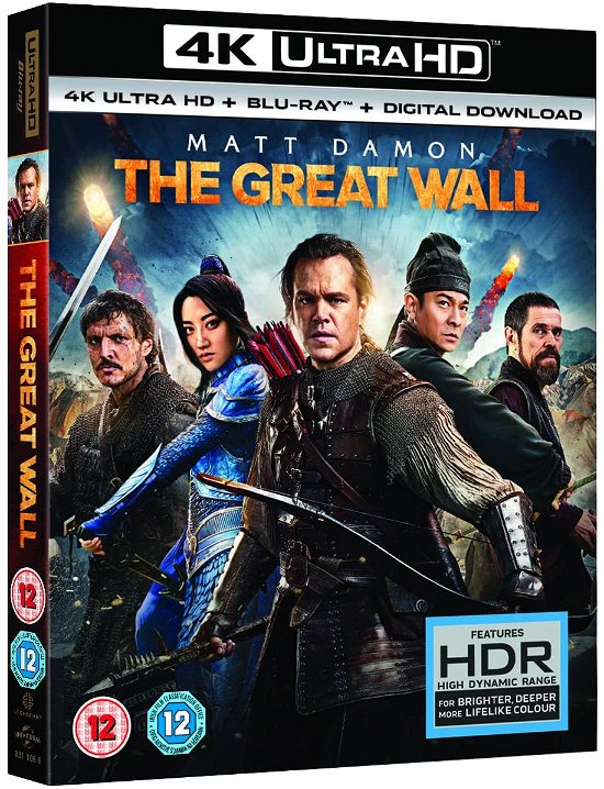 Cover for The Great Wall (4K UHD Blu-ray) (2017)