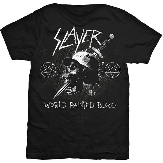 Slayer Unisex T-Shirt: Dagger Skull - Slayer - Merchandise - Global - Apparel - 5055979916666 - January 17, 2020