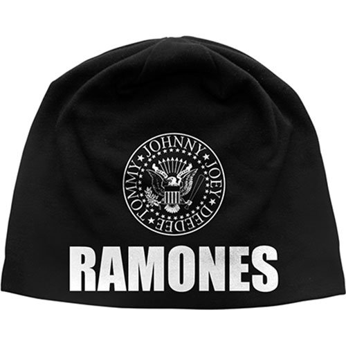 Ramones Unisex Beanie Hat: Classic Seal - Ramones - Produtos - Razamataz - 5056170620666 - 