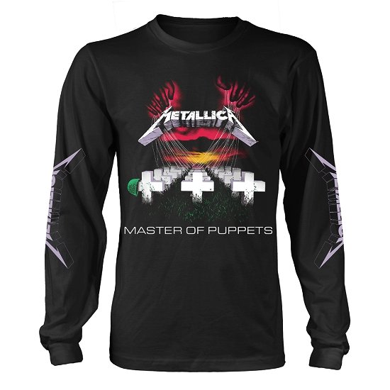 Cover for Metallica · Master of Puppets Tracks (Black) (Shirt) [size S] [Black edition] (2019)