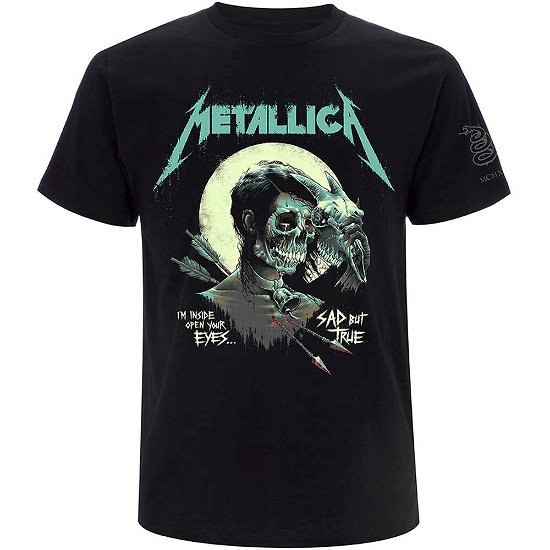 Metallica Unisex T-Shirt: Sad But True Poster - Metallica - Mercancía -  - 5056187761666 - 