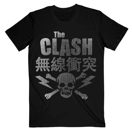 Cover for Clash - The · The Clash Unisex T-Shirt: Skull &amp; Crossbones (T-shirt) [size XL] [Black - Unisex edition]