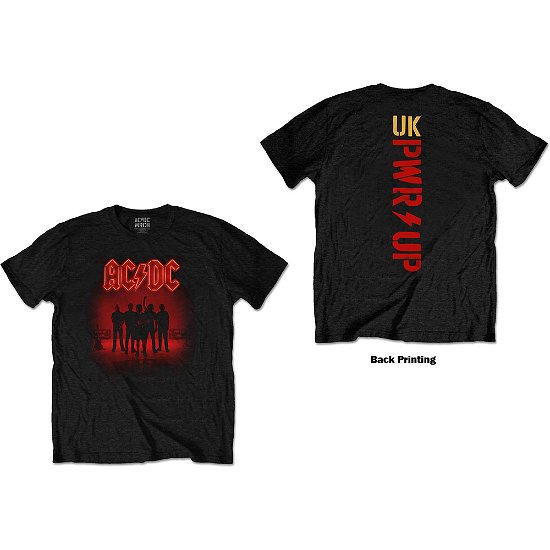AC/DC Unisex T-Shirt: PWR-UP (Back Print) - AC/DC - Koopwaar -  - 5056368647666 - 