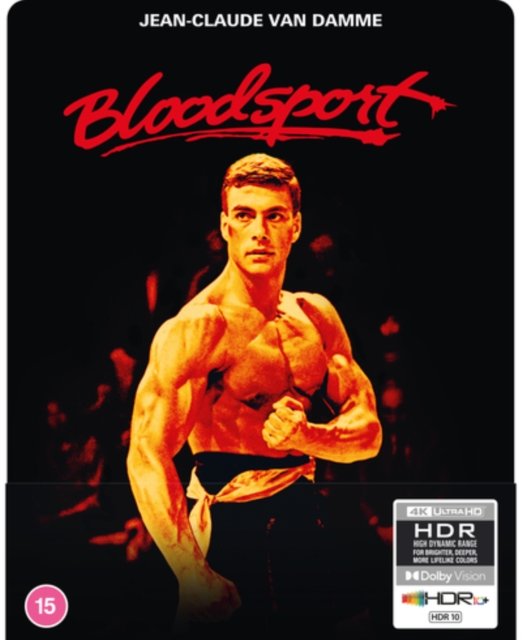 Cover for Bloodsport 4k  Bluray Steelbook · Bloodsport Limited Edition Steelbook (4K Ultra HD) (2023)