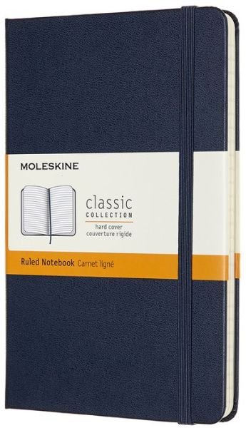 Moleskine Medium Ruled Hardcover Notebook: Sapphire Blue - Moleskin - Bücher - MOLESKINE - 8058647626666 - 24. Januar 2019