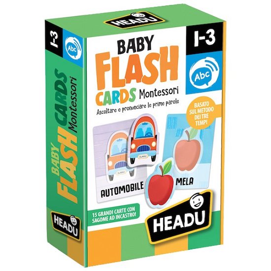 Headu It21666 - Baby Flashcards Montessori - Headu It21666 - Gadżety -  - 8059591421666 - 