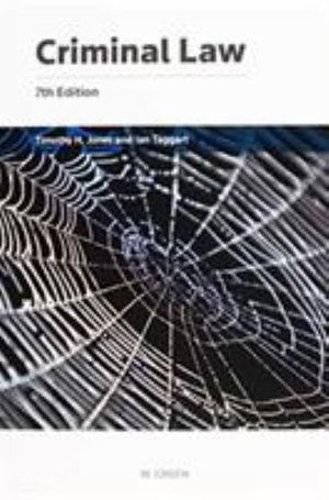 Criminal Law - Professor Timothy H Jones - Books - Sweet & Maxwell Ltd - 9780414065666 - October 4, 2018