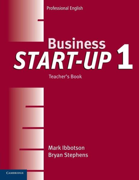 Cover for Mark Ibbotson · Business Start-Up 1 Teacher's Book - Business Start-Up (Paperback Book) (2006)