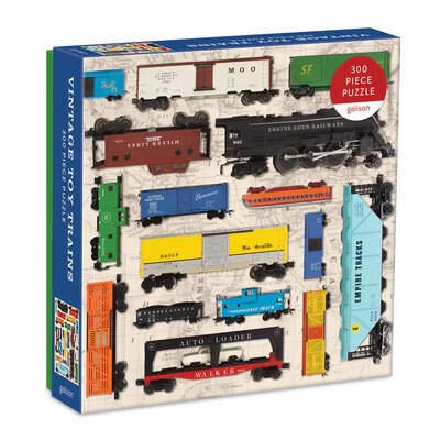 Billie Carnes Galison · Vintage Toy Trains 300pc Puzzle (SPILL) (2020)