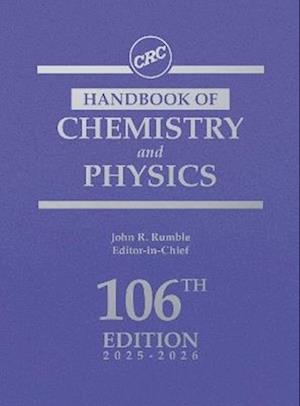 Cover for CRC Handbook of Chemistry and Physics - CRC Handbook of Chemistry and Physics (Hardcover Book) (2025)