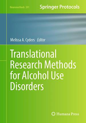 Cover for Melissa A. Cyders · Translational Research Methods for Alcohol Use Disorders (Book) (2023)