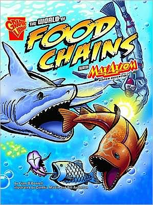 Cover for Liam O'donnell · The World of Food Chains: with Max Axiom Super Scientist - Graphic Non Fiction: Graphic Science (Hardcover Book) (2010)