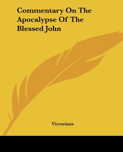 Cover for Victorinus · Commentary on the Apocalypse of the Blessed John (Paperback Book) (2004)